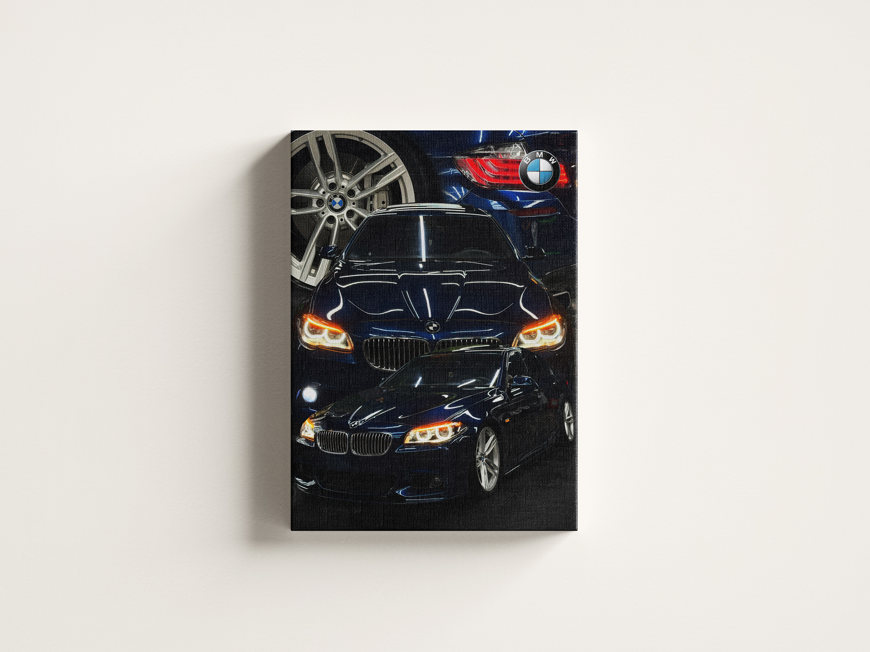 Auto poster na platnu (canvas), primjer 1