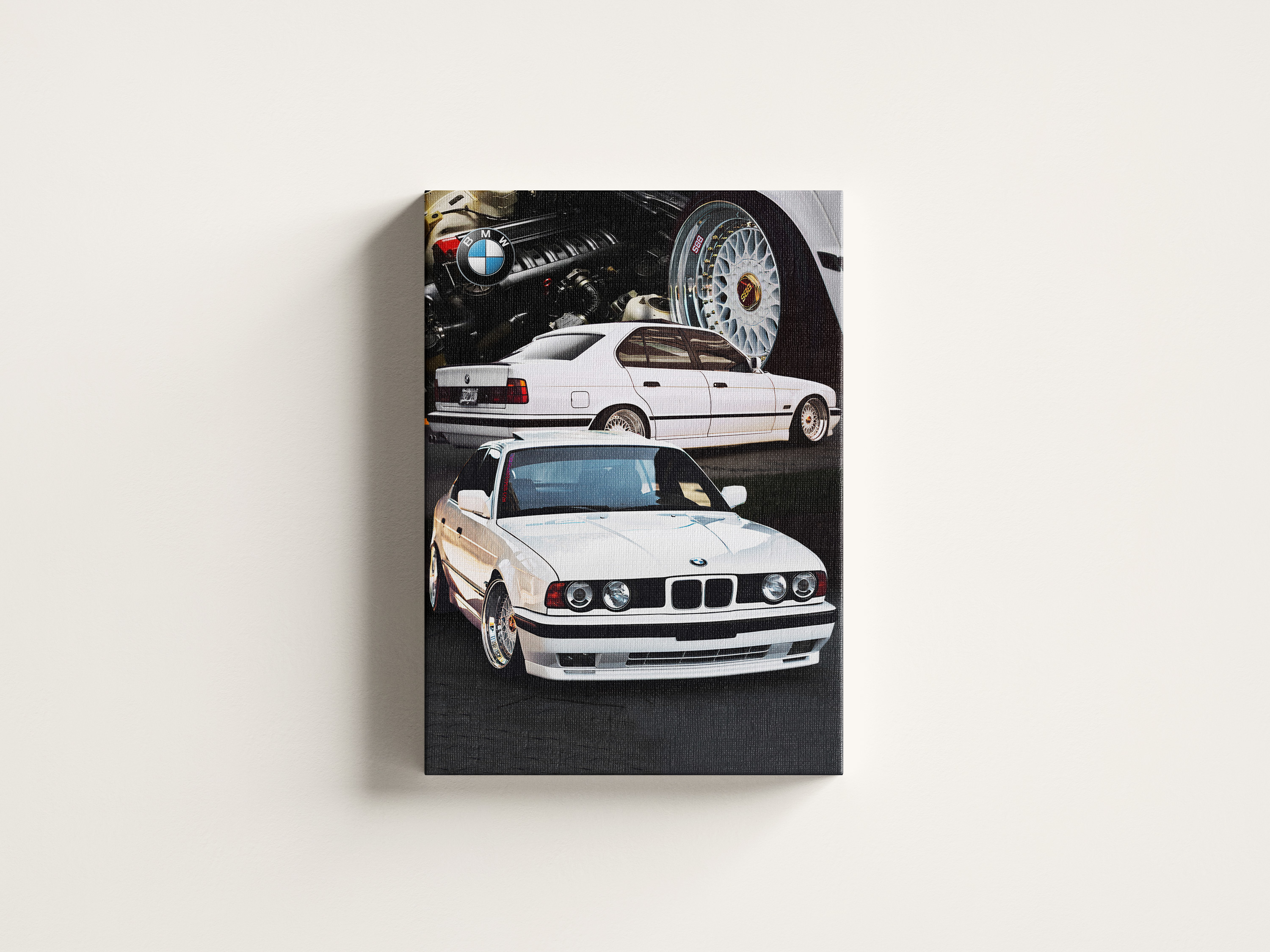 Auto poster na platnu (canvas), primjer 2